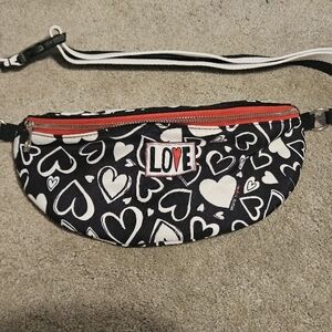 Brighton Black and White Heart Pattern Bag